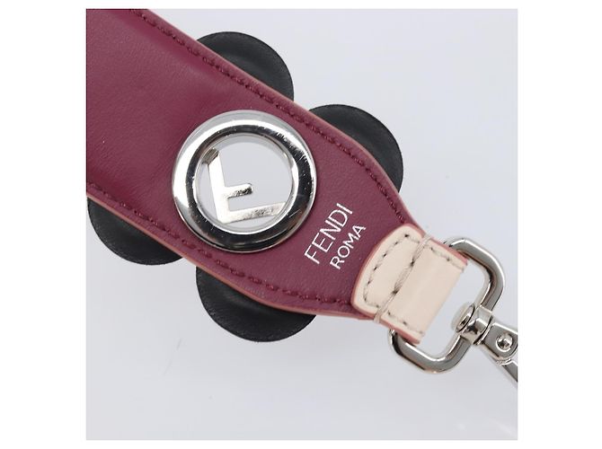 FENDI Strap Leather Beige Silver gold Auth 203680M Argenté Doré - vue 9