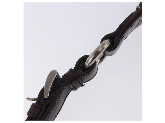 Borsa a spalla PRADA Ready Lock in pelle nera e oro autentica am12604V Nero D'oro - vista 15
