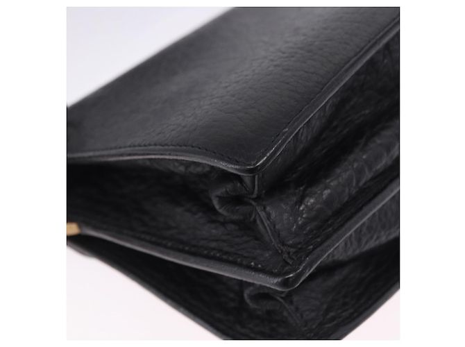 Borsa a spalla PRADA Ready Lock in pelle nera e oro autentica am12604V Nero D'oro - vista 18