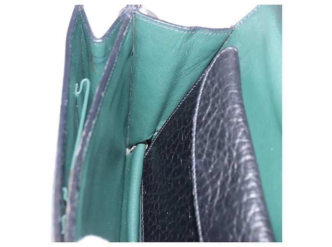 Borsa a spalla PRADA Ready Lock in pelle nera e oro autentica am12604V Nero D'oro - vista 32
