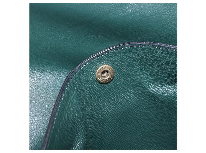 Borsa a spalla PRADA Ready Lock in pelle nera e oro autentica am12604V Nero D'oro - vista 36