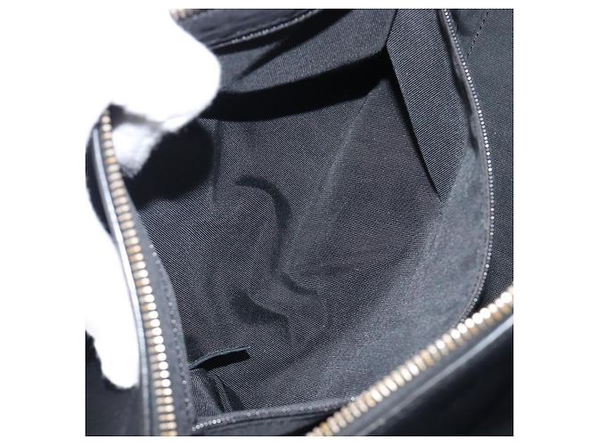 Borsa a mano CHANEL Choco Bar in pelle d'agnello nera e oro CC Auth 204075V Nero D'oro - vista 22