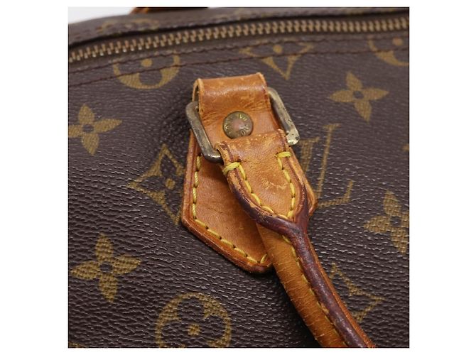 LOUIS VUITTON Monogram Speedy 35 Hand Bag M41524 LV Auth 201510 Monogramma - vista 10