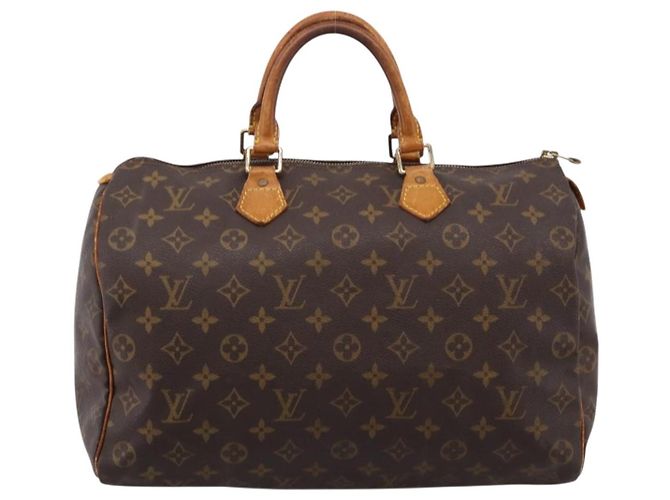 LOUIS VUITTON Monogram Speedy 35 Hand Bag M41524 LV Auth 201510 Monogramma - vista 13