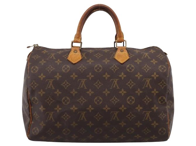 LOUIS VUITTON Monogram Speedy 35 Hand Bag M41524 LV Auth 201510 Monogramma - vista 2