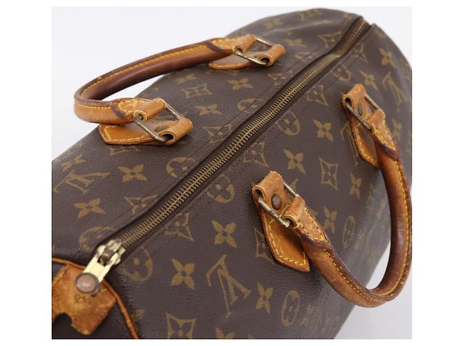 LOUIS VUITTON Monogram Speedy 35 Hand Bag M41524 LV Auth 201510 Monogramma - vista 6