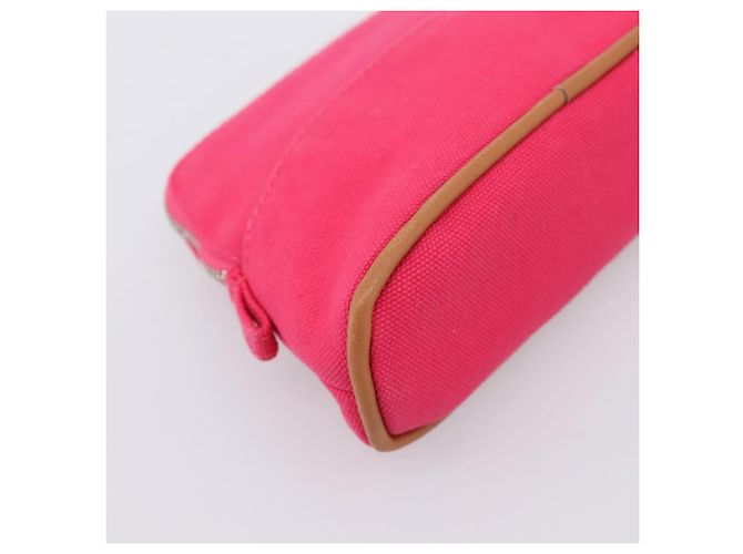 Hermès HERMES Bolide Pouch Canvas Pink Silver Auth 203321V Silber - Ansicht 16