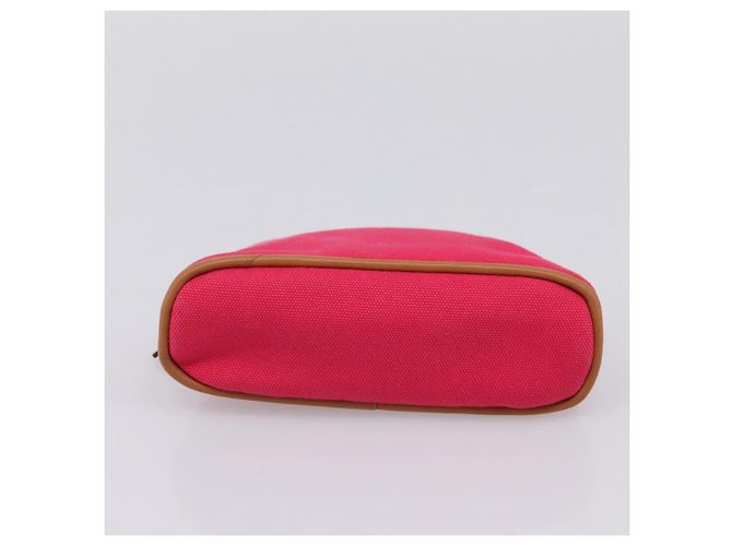 Hermès HERMES Bolide Pouch Canvas Pink Silver Auth 203321V Silber - Ansicht 6