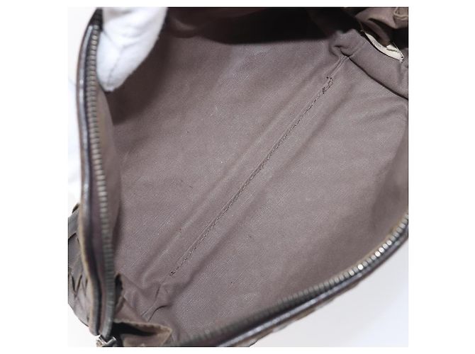 BOTTEGA VENETA INTRECCIATO Pouch Leather Brown 132534 Auth 204355 Marrone - vista 11
