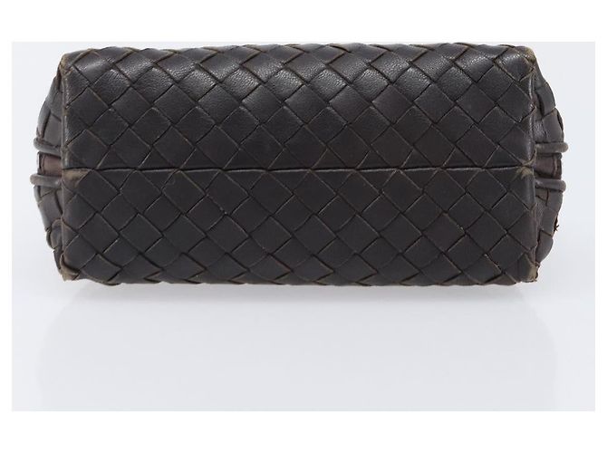 BOTTEGA VENETA INTRECCIATO Pouch Leather Brown 132534 Auth 204355 Marrone - vista 6