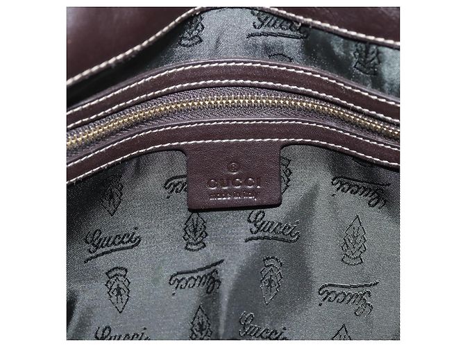 Borsa GUCCI GG Crystal Coated Canvas Beige Gold 197020 Auth 201445 D'oro - vista 20