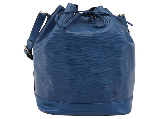 Borsa a tracolla LOUIS VUITTON Epi Noe Blu M44005 LV Auth BA15580 - vista 13