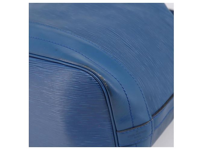 Borsa a tracolla LOUIS VUITTON Epi Noe Blu M44005 LV Auth BA15580 - vista 15
