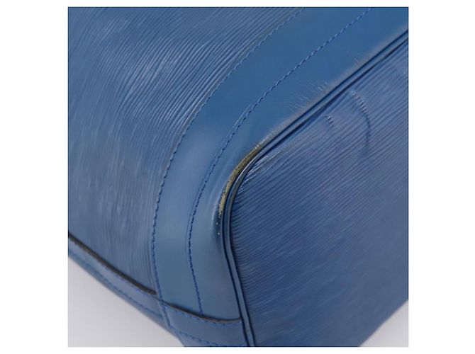 Borsa a tracolla LOUIS VUITTON Epi Noe Blu M44005 LV Auth BA15580 - vista 16