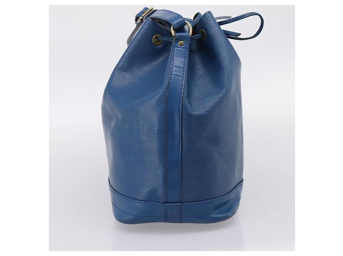 Borsa a tracolla LOUIS VUITTON Epi Noe Blu M44005 LV Auth BA15580 - vista 3