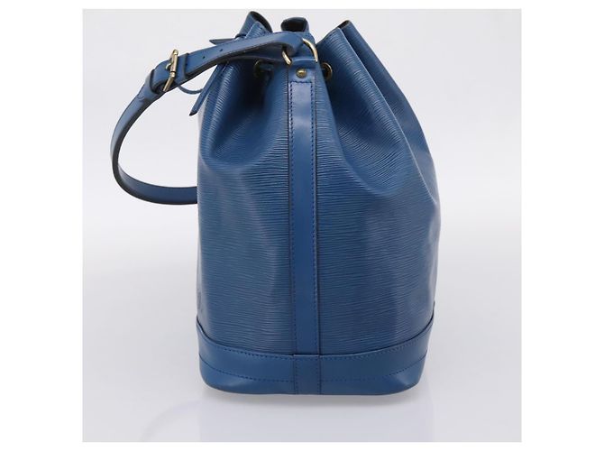 Borsa a tracolla LOUIS VUITTON Epi Noe Blu M44005 LV Auth BA15580 - vista 4