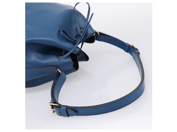 Borsa a tracolla LOUIS VUITTON Epi Noe Blu M44005 LV Auth BA15580 - vista 7
