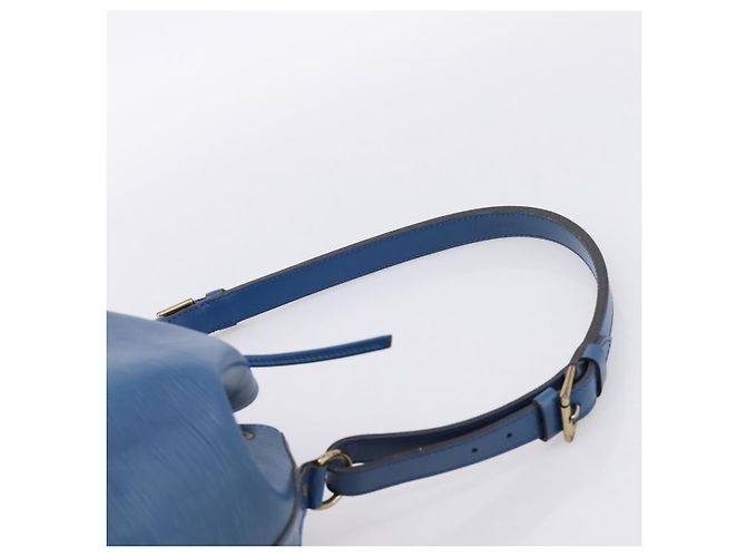Borsa a tracolla LOUIS VUITTON Epi Noe Blu M44005 LV Auth BA15580 - vista 8