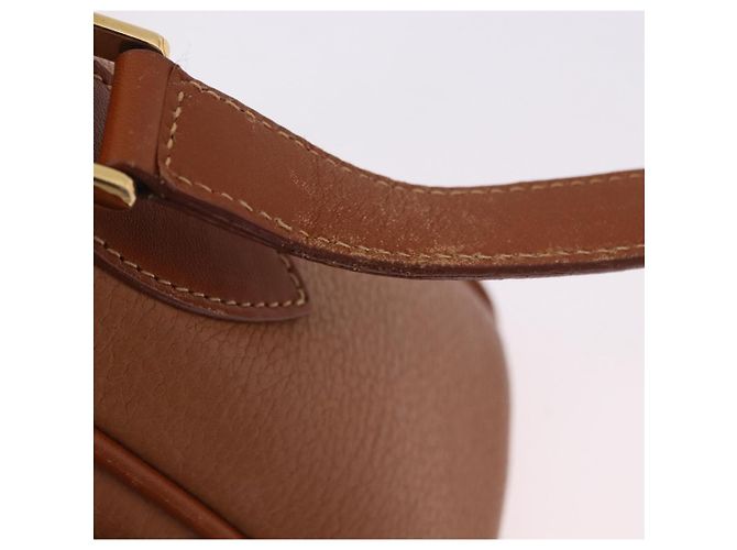 Borsa a tracolla GUCCI in pelle beige tono oro 001 22 1053 Auth ka6226 - vista 21
