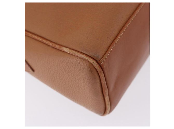 Borsa a tracolla GUCCI in pelle beige tono oro 001 22 1053 Auth ka6226 - vista 25