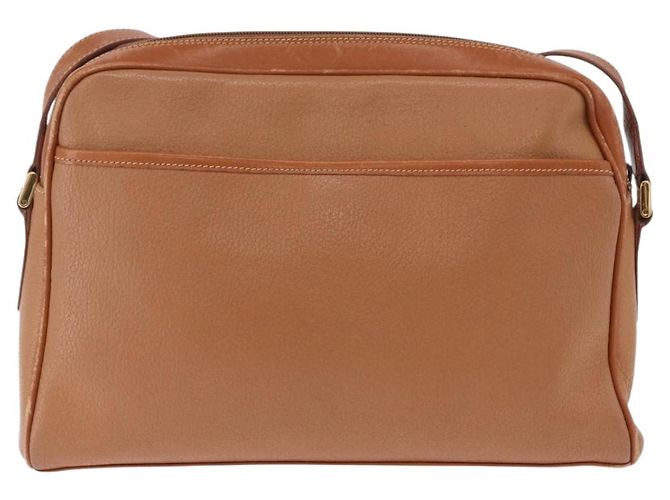 Borsa a tracolla GUCCI in pelle beige tono oro 001 22 1053 Auth ka6226 - vista 4