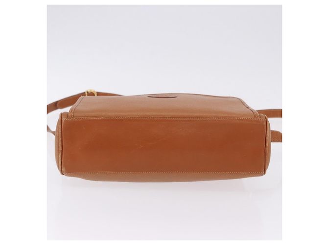 Borsa a tracolla GUCCI in pelle beige tono oro 001 22 1053 Auth ka6226 - vista 8