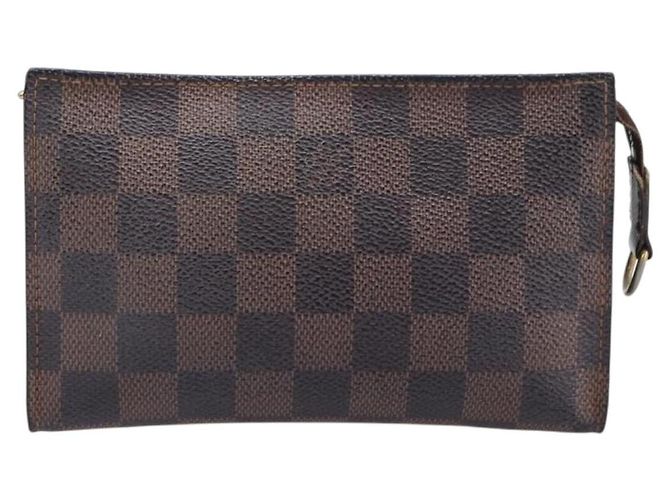 LOUIS VUITTON Damier Ebene Marais Pouch LV Auth ar14188 - vista 13