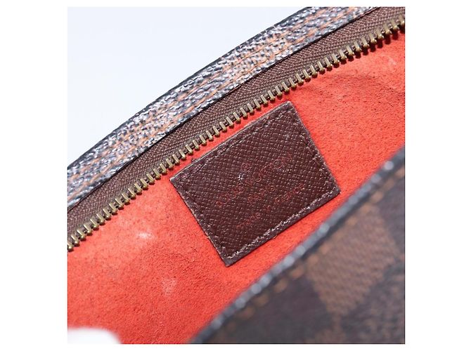 LOUIS VUITTON Damier Ebene Marais Pouch LV Auth ar14188 - vista 17