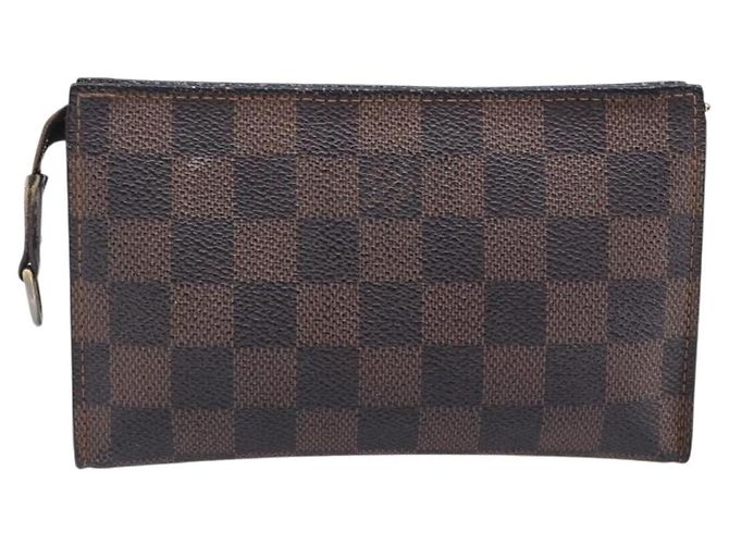 LOUIS VUITTON Damier Ebene Marais Pouch LV Auth ar14188 - vista 2