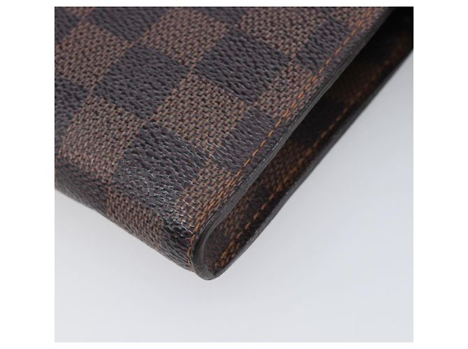 LOUIS VUITTON Damier Ebene Marais Pouch LV Auth ar14188 - vista 7