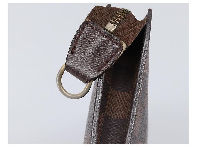 LOUIS VUITTON Damier Ebene Marais Pouch LV Auth ar14188 - vista 8