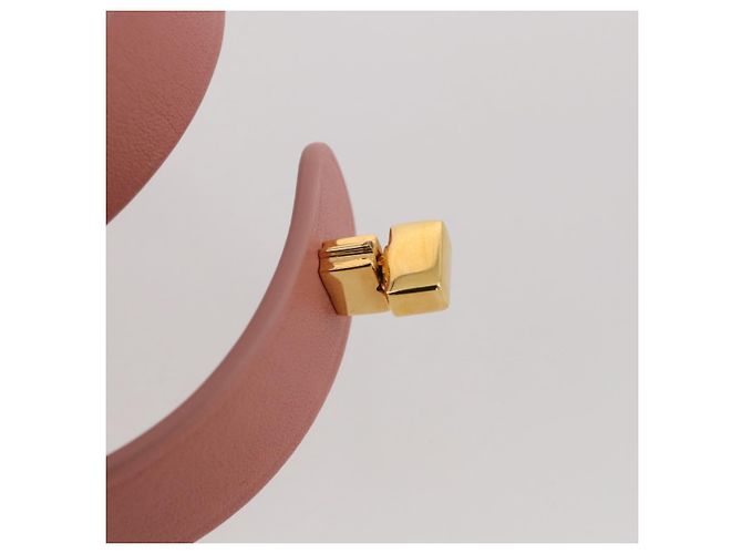 Bracciale Christian Dior Pelle Pink Gold Auth 204944M Rosa D'oro - vista 8