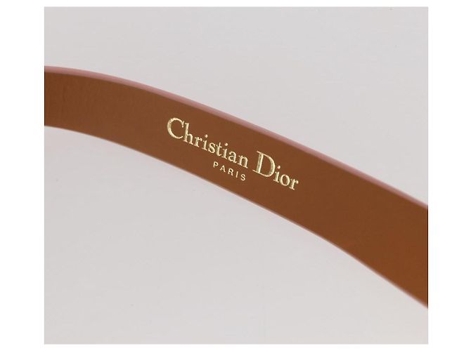 Bracciale Christian Dior Pelle Pink Gold Auth 204944M Rosa D'oro - vista 9