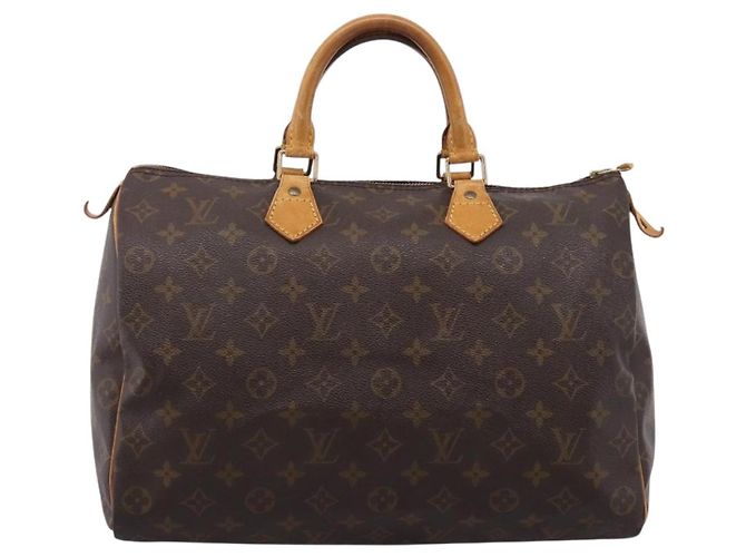 LOUIS VUITTON Monogram Speedy 35 Hand Bag M41524 LV Auth 205121 Monogramma - vista 13