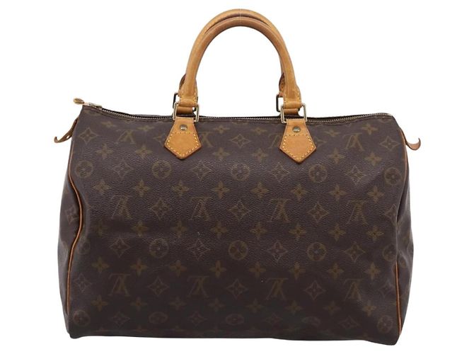 LOUIS VUITTON Monogram Speedy 35 Hand Bag M41524 LV Auth 205121 Monogramma - vista 2
