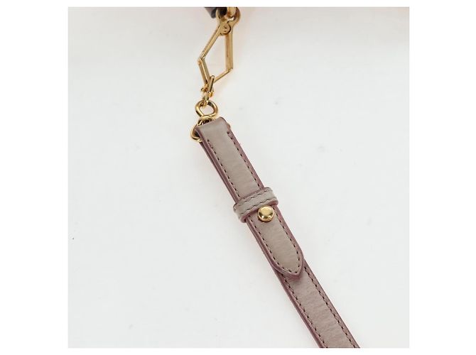 Borsa a mano Miu Miu in pelle 2way Rosa Tono Oro Auth 167584A - vista 16