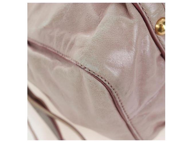 Borsa a mano Miu Miu in pelle 2way Rosa Tono Oro Auth 167584A - vista 18