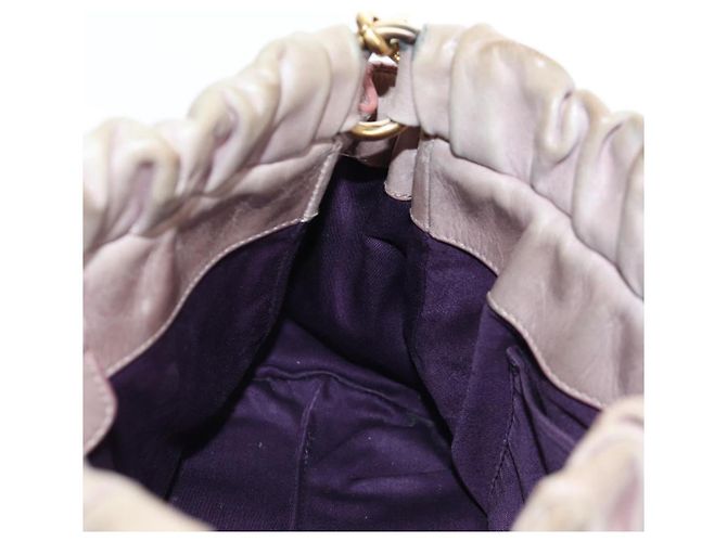 Borsa a mano Miu Miu in pelle 2way Rosa Tono Oro Auth 167584A - vista 26