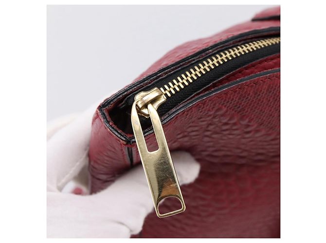 Borsa a mano BURBERRY in pelle 2way rossa e oro autentica 203678 Rosso D'oro - vista 10
