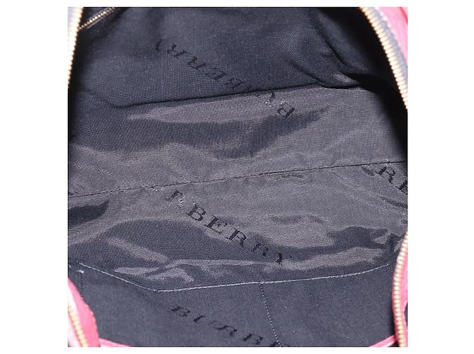 Borsa a mano BURBERRY in pelle 2way rossa e oro autentica 203678 Rosso D'oro - vista 11