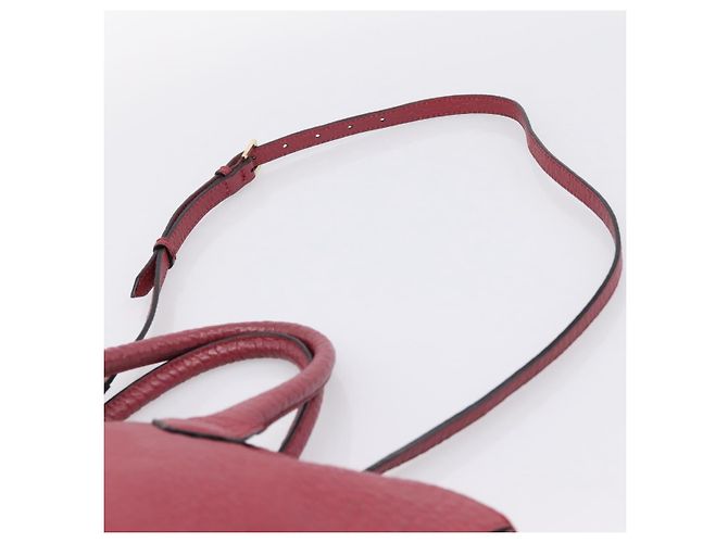 Borsa a mano BURBERRY in pelle 2way rossa e oro autentica 203678 Rosso D'oro - vista 15