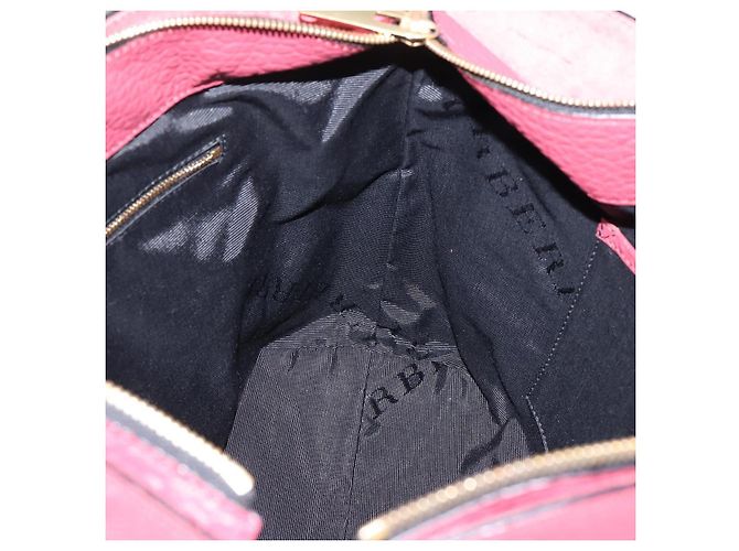 Borsa a mano BURBERRY in pelle 2way rossa e oro autentica 203678 Rosso D'oro - vista 21