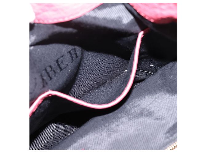 Borsa a mano BURBERRY in pelle 2way rossa e oro autentica 203678 Rosso D'oro - vista 25