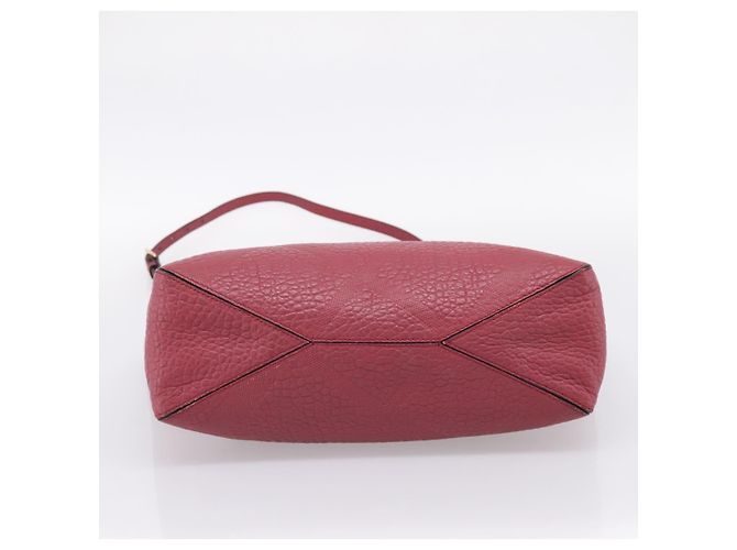 Borsa a mano BURBERRY in pelle 2way rossa e oro autentica 203678 Rosso D'oro - vista 5