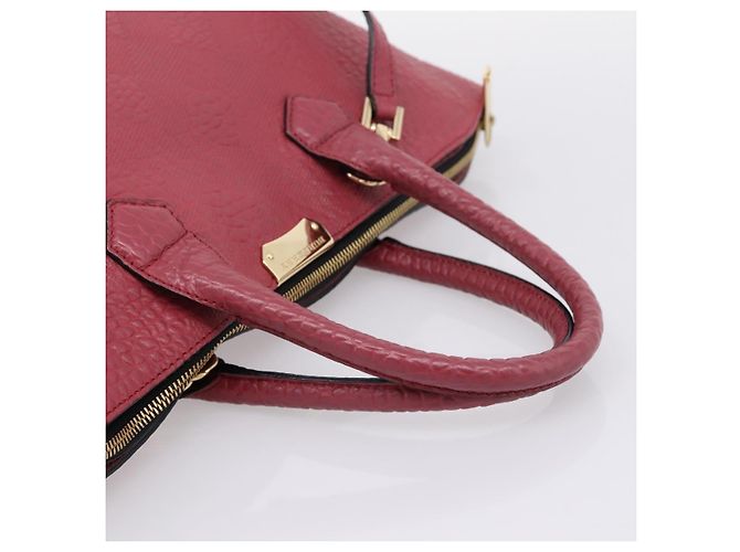 Borsa a mano BURBERRY in pelle 2way rossa e oro autentica 203678 Rosso D'oro - vista 7