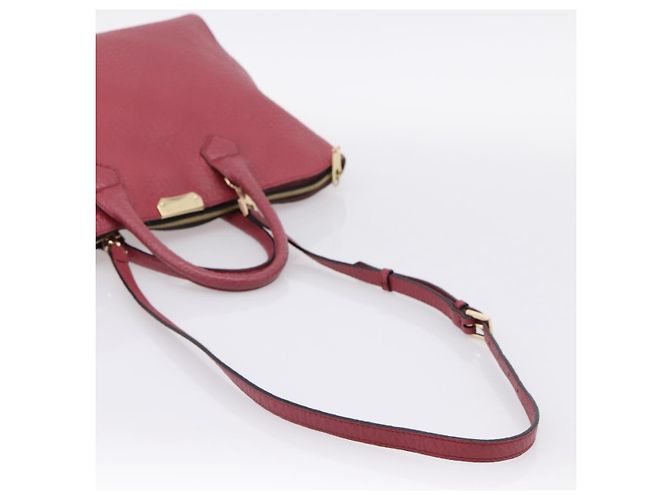 Borsa a mano BURBERRY in pelle 2way rossa e oro autentica 203678 Rosso D'oro - vista 8