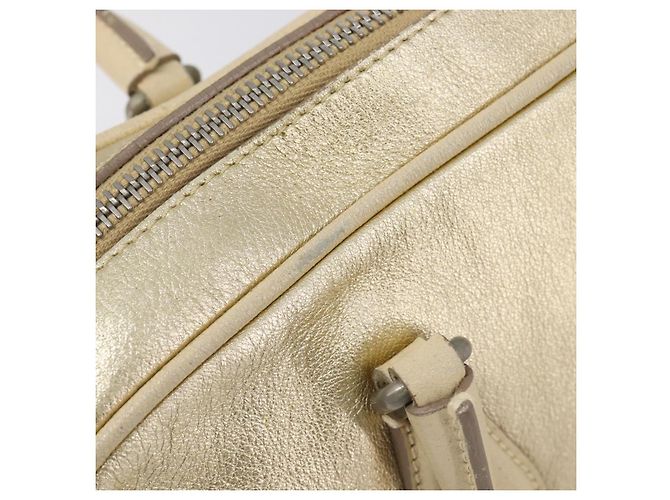 Miu Miu Handtasche aus Leder Gold authentisch 204426 Golden - Ansicht 20
