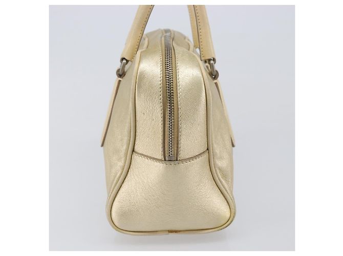 Miu Miu Handtasche aus Leder Gold authentisch 204426 Golden - Ansicht 3