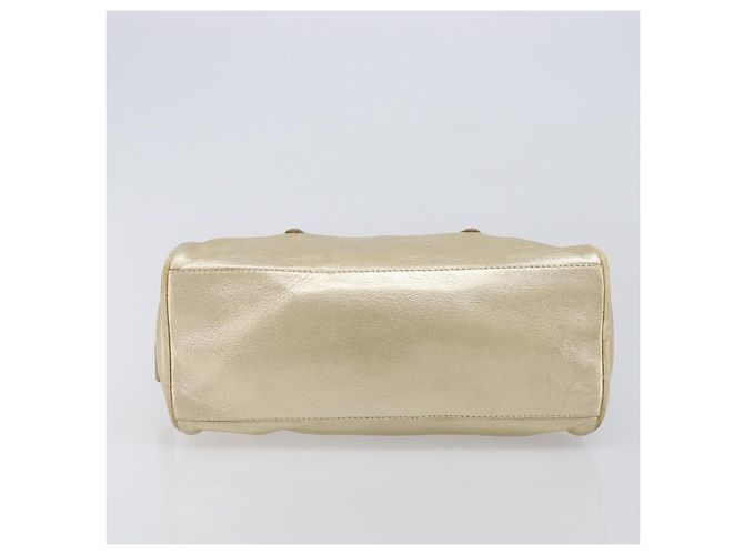 Miu Miu Handtasche aus Leder Gold authentisch 204426 Golden - Ansicht 5