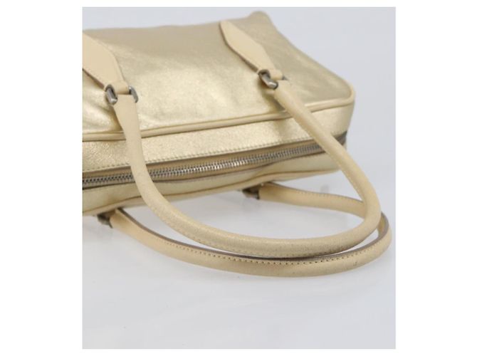 Miu Miu Handtasche aus Leder Gold authentisch 204426 Golden - Ansicht 7